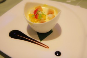 Mango Yoghurt with Crème Brûlée