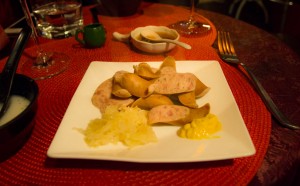Appetizer1: German sausages
