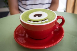 "Mike's Eye" Green Tea Latte