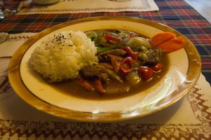 Miti's black pepper beef rice