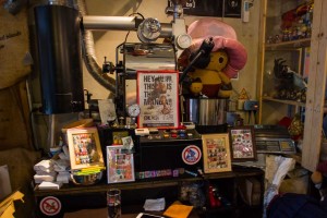 One Piece decorated coffee machine