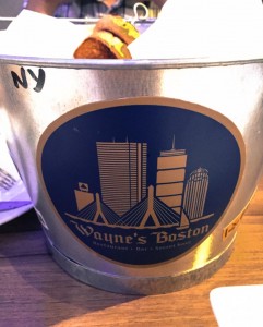 Wayne's Boston bucket
